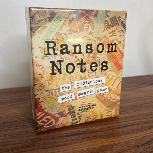 Ransom Notes The Ridiculous Word Magnet Game Party Game Brand New Sealed - Picture 4 of 7